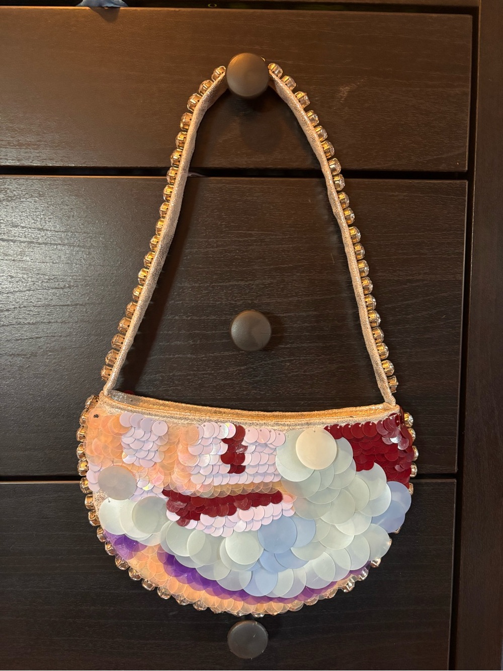 Lulus NWOT sequin mini bag.